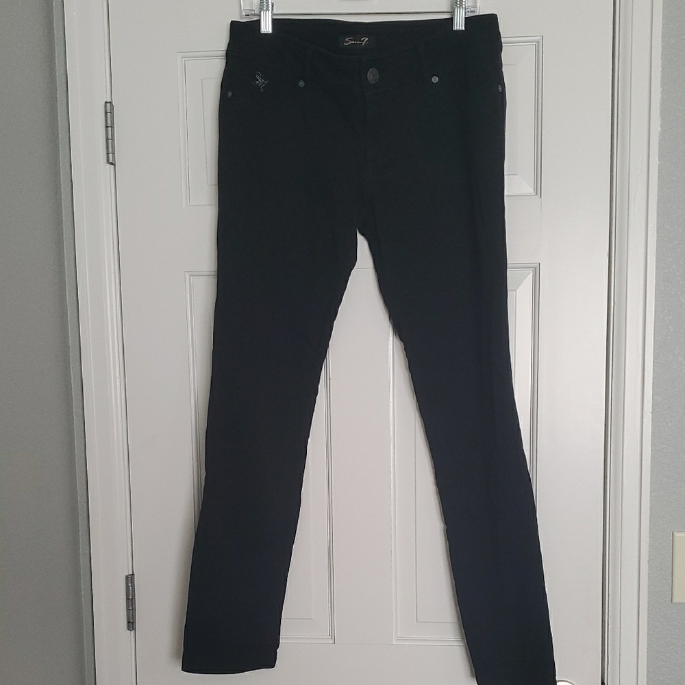 Seven7 Black Cotton Jeans womens size 30